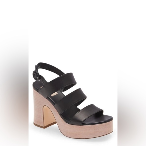 NWOT- AGL Attilio Giusti Leombruni Sista Slingback Platform Sandal EUR 39 US 9 - Picture 2 of 11